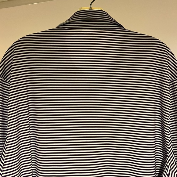 Greg Norman Golf Shirt - Purple Striped - Shark Logo - XXL - PlayDry - Picture 6 of 9